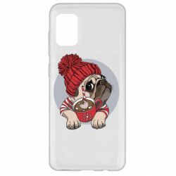 Чехол для Samsung A31 Pug And Coffee - PrintSalon