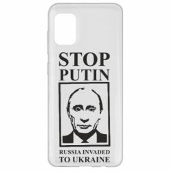 Чехол для Samsung A31 RUSSIA INVADED TO UKRAINE - PrintSalon
