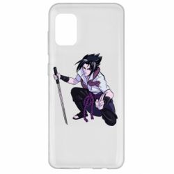 Чехол для Samsung A31 Sasuke with katana - PrintSalon