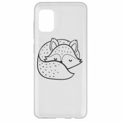 Чехол для Samsung A31 Sleeping fox - PrintSalon