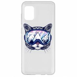 Чехол для Samsung A31 Snowboard Cat - PrintSalon