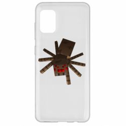 Чехол для Samsung A31 Spider from Minecraft - PrintSalon