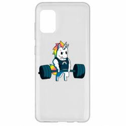 Чехол для Samsung A31 The unicorn is rocking - PrintSalon