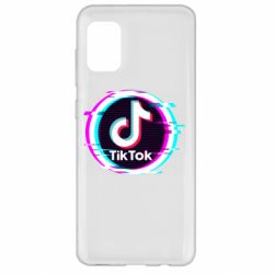 Чехол для Samsung A31 Tik tock glitch ring - PrintSalon