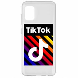 Чехол для Samsung A31 Tik Tok Colorful Logo - PrintSalon