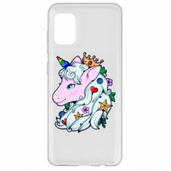 Чехол для Samsung A31 Unicorn Princess - PrintSalon
