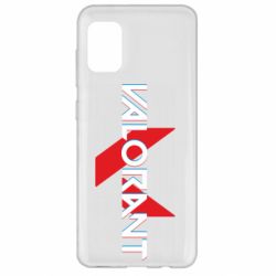 Чехол для Samsung A31 Valorant glitsh logo - PrintSalon
