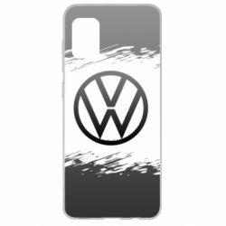 Чохол для Samsung A31 Volkswagen logo and grunge - PrintSalon