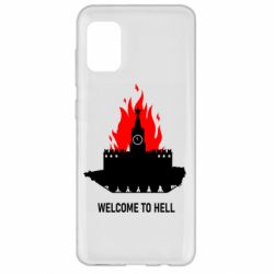Чехол для Samsung A31 Welcome to Hell - PrintSalon