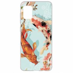 Чехол для Samsung A31 Японские Рыбы Кои-PrintSalon Чехол для Samsung A31 Японские Рыбы Кои