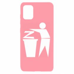 Чехол для Samsung A31 Z is a trash - PrintSalon