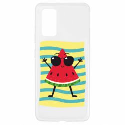 Чехол для Samsung A32 4G Арбуз на пляже - PrintSalon