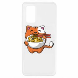 Чехол для Samsung A32 4G Cat and Ramen - PrintSalon