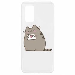 Чехол для Samsung A32 4G Cat with a letter - PrintSalon