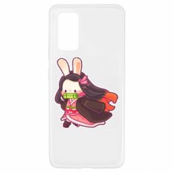 Чехол для Samsung A32 4G Chibi Bunny Kamado Nezuko - PrintSalon