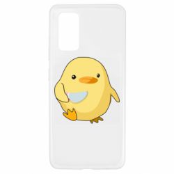 Чехол для Samsung A32 4G Цыпленок с ножом мем - PrintSalon