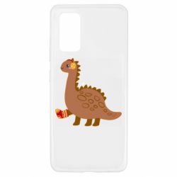 Чехол для Samsung A32 4G Dinosaur in sock - PrintSalon