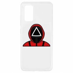 Чехол для Samsung A32 4G Игра в кальмара Soldier - PrintSalon