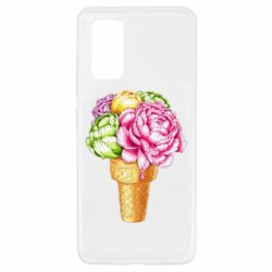 Чехол для Samsung A32 4G Ice cream flowers - PrintSalon