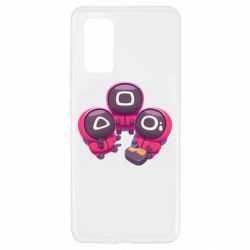 Чехол для Samsung A32 4G Милые солдаты из игры в кальмара - PrintSalon