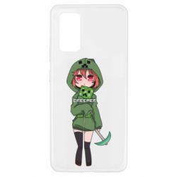 Чехол для Samsung A32 4G Minecraft anime - PrintSalon