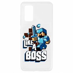 Чехол для Samsung A32 4G Minecraft Like a Boss - PrintSalon