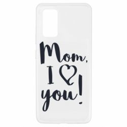 Чехол для Samsung A32 4G Mom, I love you - PrintSalon