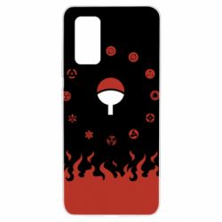 Чехол для Samsung A32 4G Naruto Sasuke Uchiha Sharingan - PrintSalon