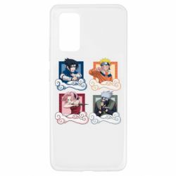Чехол для Samsung A32 4G Naruto team 7 in action - PrintSalon