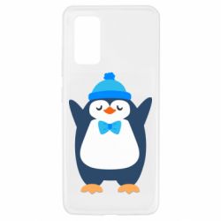 Чехол для Samsung A32 4G Penguin in a hat - PrintSalon