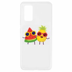 Чехол для Samsung A32 4G Pineapple with watermelon - PrintSalon