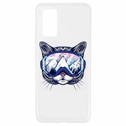 Чехол для Samsung A32 4G Snowboard Cat - PrintSalon