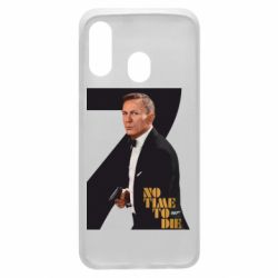 Чехол для Samsung A40 Агент 007 Не Время Умирать - PrintSalon