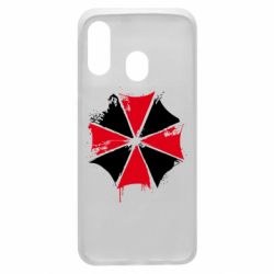 Чохол для Samsung A40 Амбрела арт бризки - PrintSalon