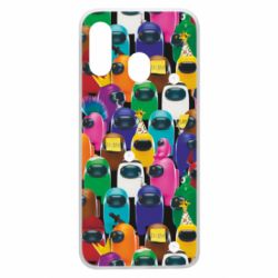 Чохол для Samsung A40 Among Us Astronauts 3D - PrintSalon