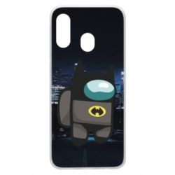 Чехол для Samsung A40 Among Us - Batman in the city - PrintSalon