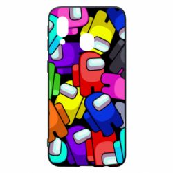 Чехол для Samsung A40 Among us multicolored - PrintSalon