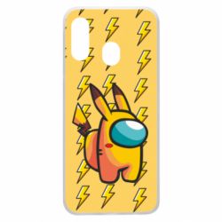 Чехол для Samsung A40 Among Us - Pikachu skin - PrintSalon