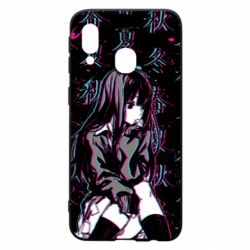 Чохол для Samsung A40 Anime Girl Glitch - PrintSalon
