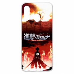 Чехол для Samsung A40 Attack of the Titans - PrintSalon
