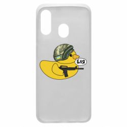 Чехол для Samsung A40 Боевая утка