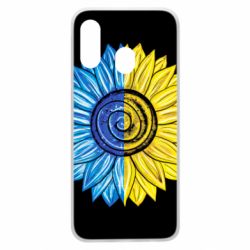 Чехол для Samsung A40 Большой подсолнух Украина