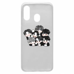 Чохол для Samsung A40 BTS Cute Art - PrintSalon