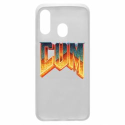 Чехол для Samsung A40 Cum Doom logo - PrintSalon