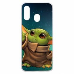 Чохол для Samsung A40 Cute Baby Yoda - PrintSalon