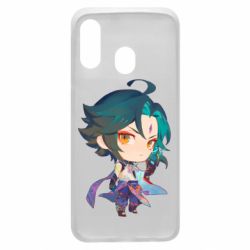 Чехол для Samsung A40 Cute Chibi Xiao - PrintSalon