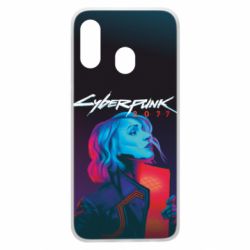 Чохол для Samsung A40 Cyberpunk Girl Portrait - PrintSalon