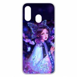 Чехол для Samsung A40 Demon Slayer - Shinobu Kocho - PrintSalon