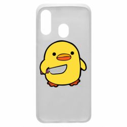 Чохол для Samsung A40 Duckling With A Knife - PrintSalon