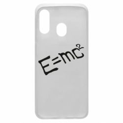 Чехол для Samsung A40 E=mc2 - PrintSalon